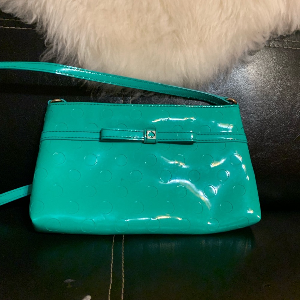 Kate spade green used bag.